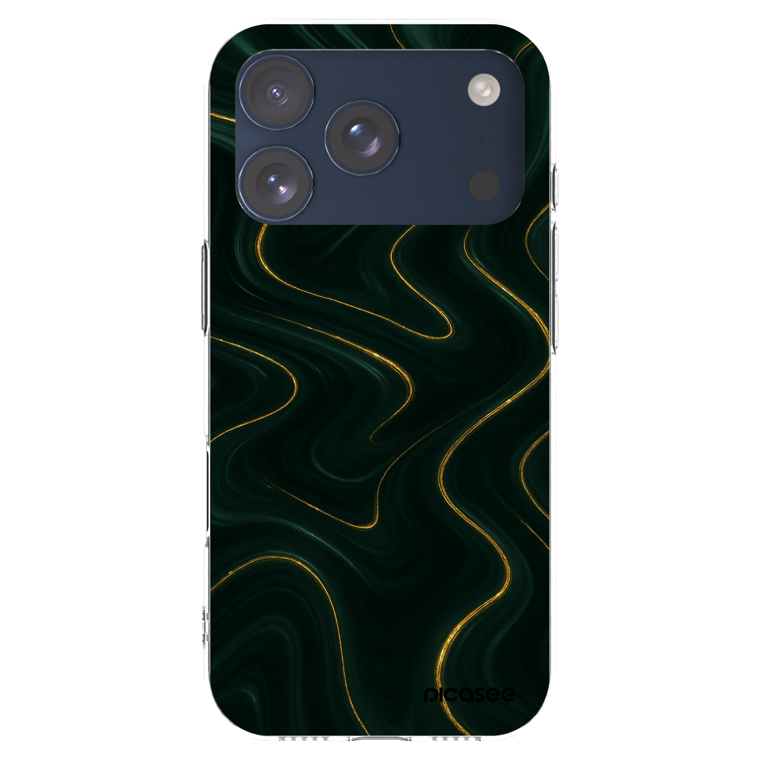 Picasee átlátszó szilikon tok az alábbi mobiltelefonokra Apple iPhone 17 Pro - Vawes