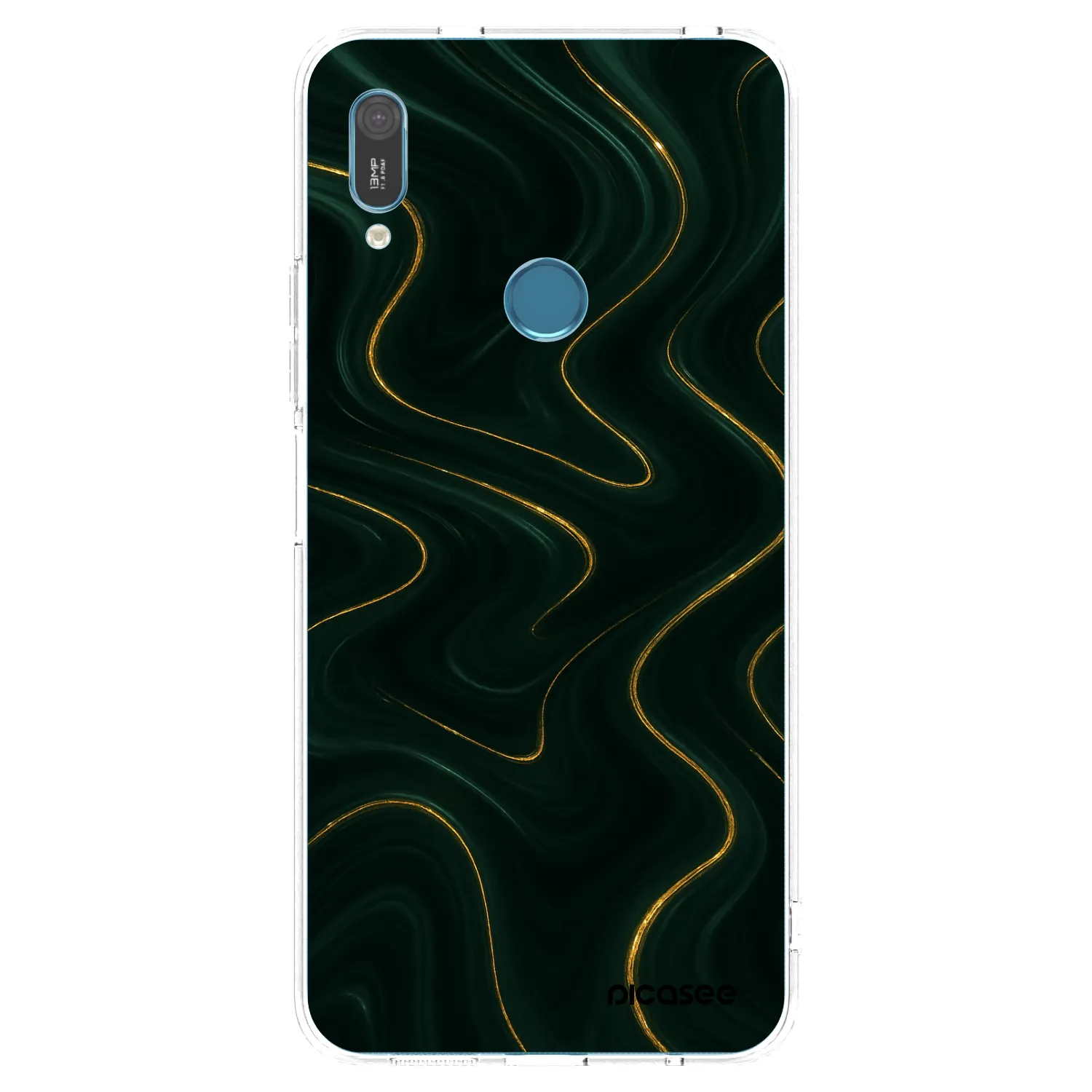 Picasee átlátszó szilikon tok az alábbi mobiltelefonokra Huawei Y6 2019 - Vawes