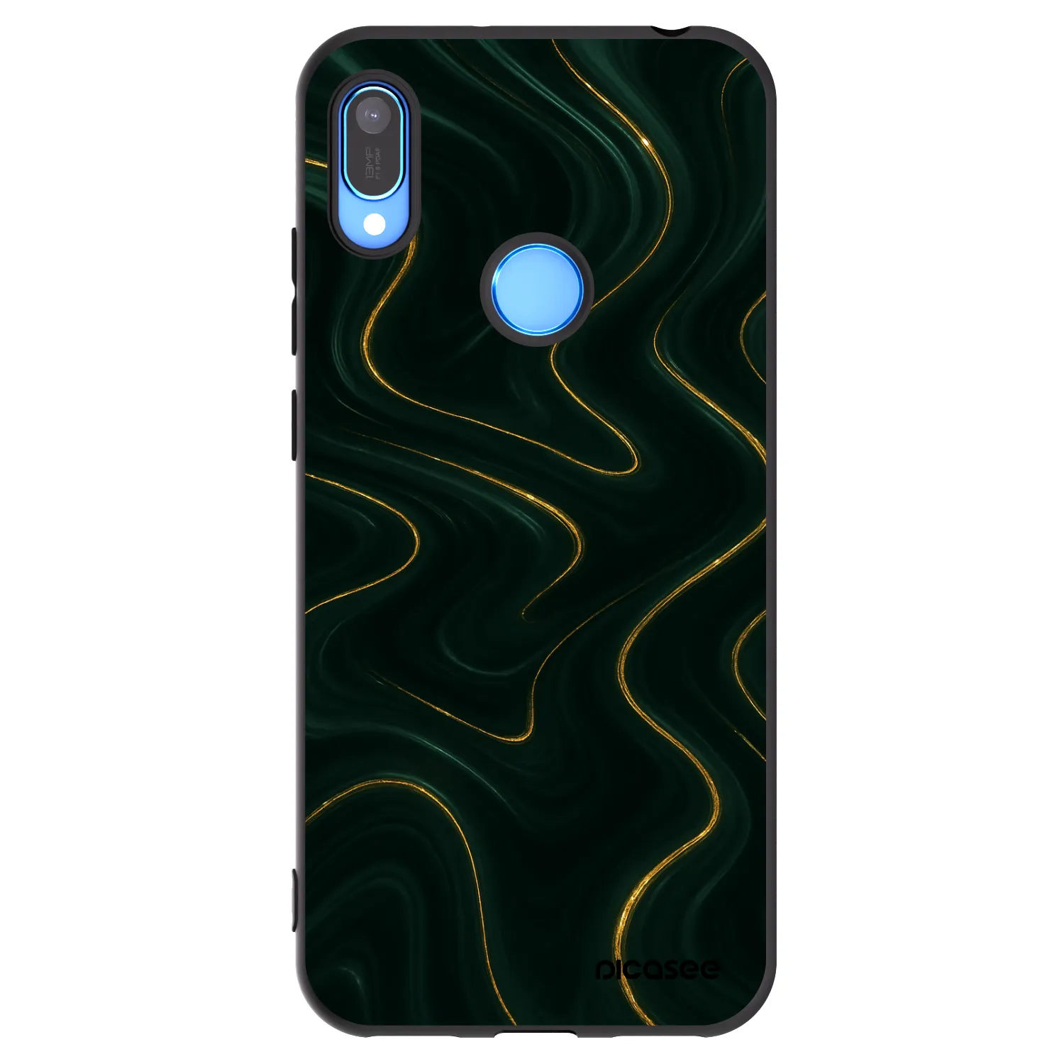 Picasee fekete szilikon tok az alábbi mobiltelefonokra Huawei Y6 2019 - Vawes
