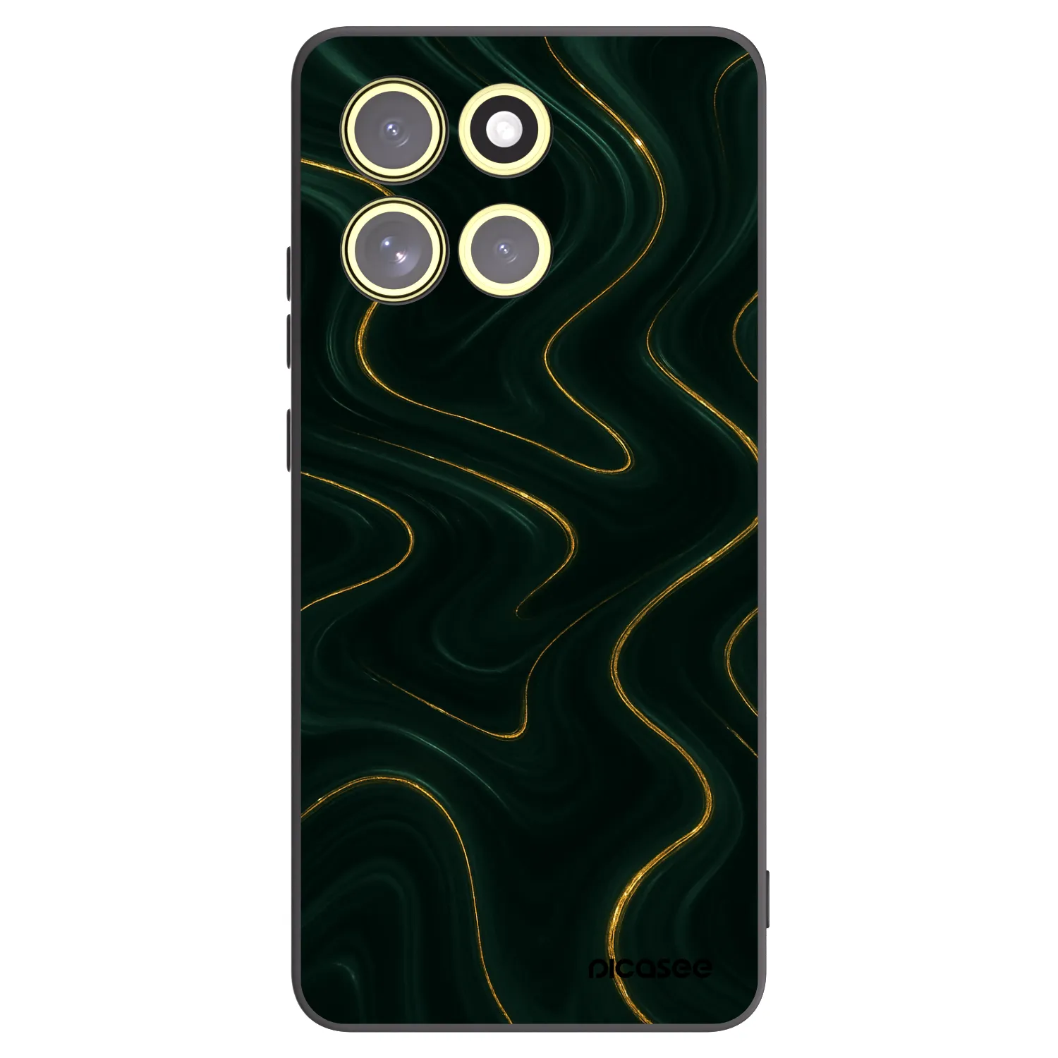 Picasee fekete szilikon tok az alábbi mobiltelefonokra Motorola Moto G86 5G - Vawes