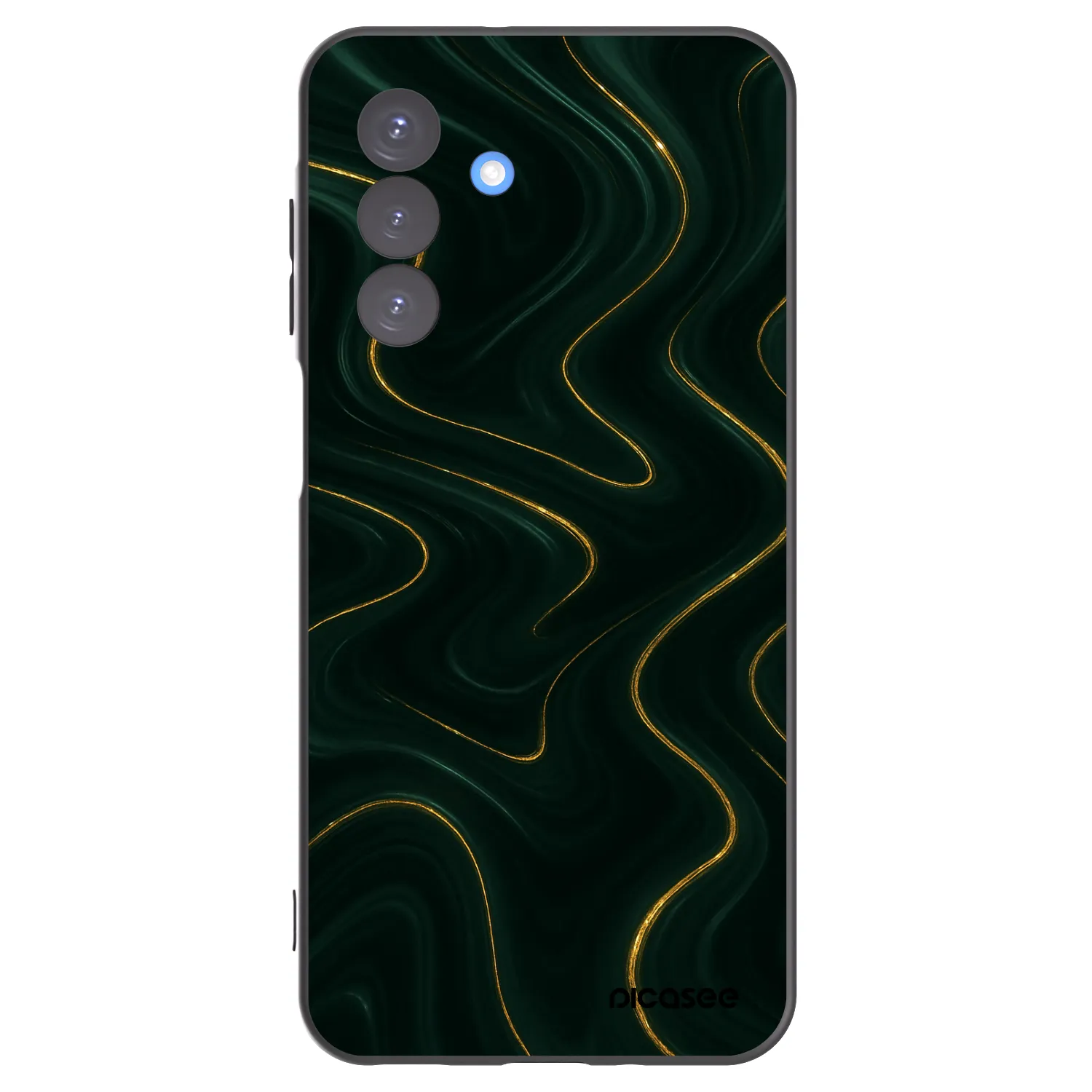 Picasee fekete szilikon tok az alábbi mobiltelefonokra Samsung Galaxy A17 5G - Vawes