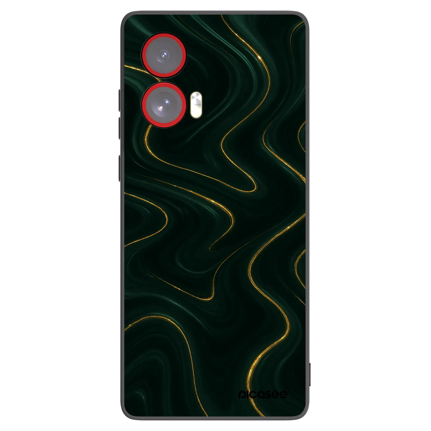 Picasee fekete szilikon tok az alábbi mobiltelefonokra Motorola Edge 50 Fusion - Vawes