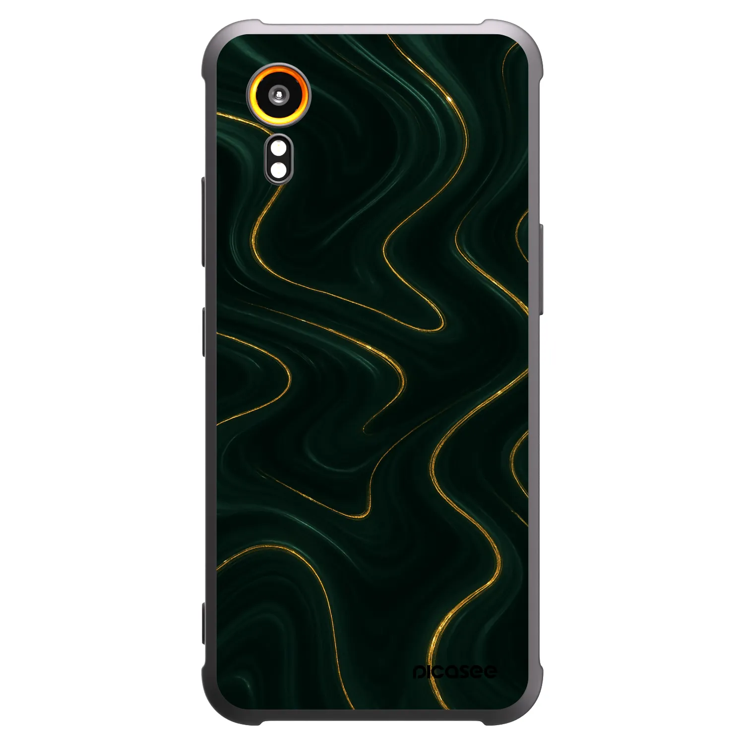 Picasee fekete szilikon tok az alábbi mobiltelefonokra Samsung Galaxy Xcover 7 - Vawes