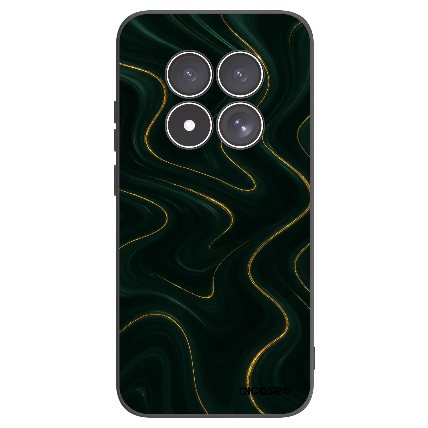 Picasee fekete szilikon tok az alábbi mobiltelefonokra Xiaomi Redmi Note 15 Pro 5G - Vawes