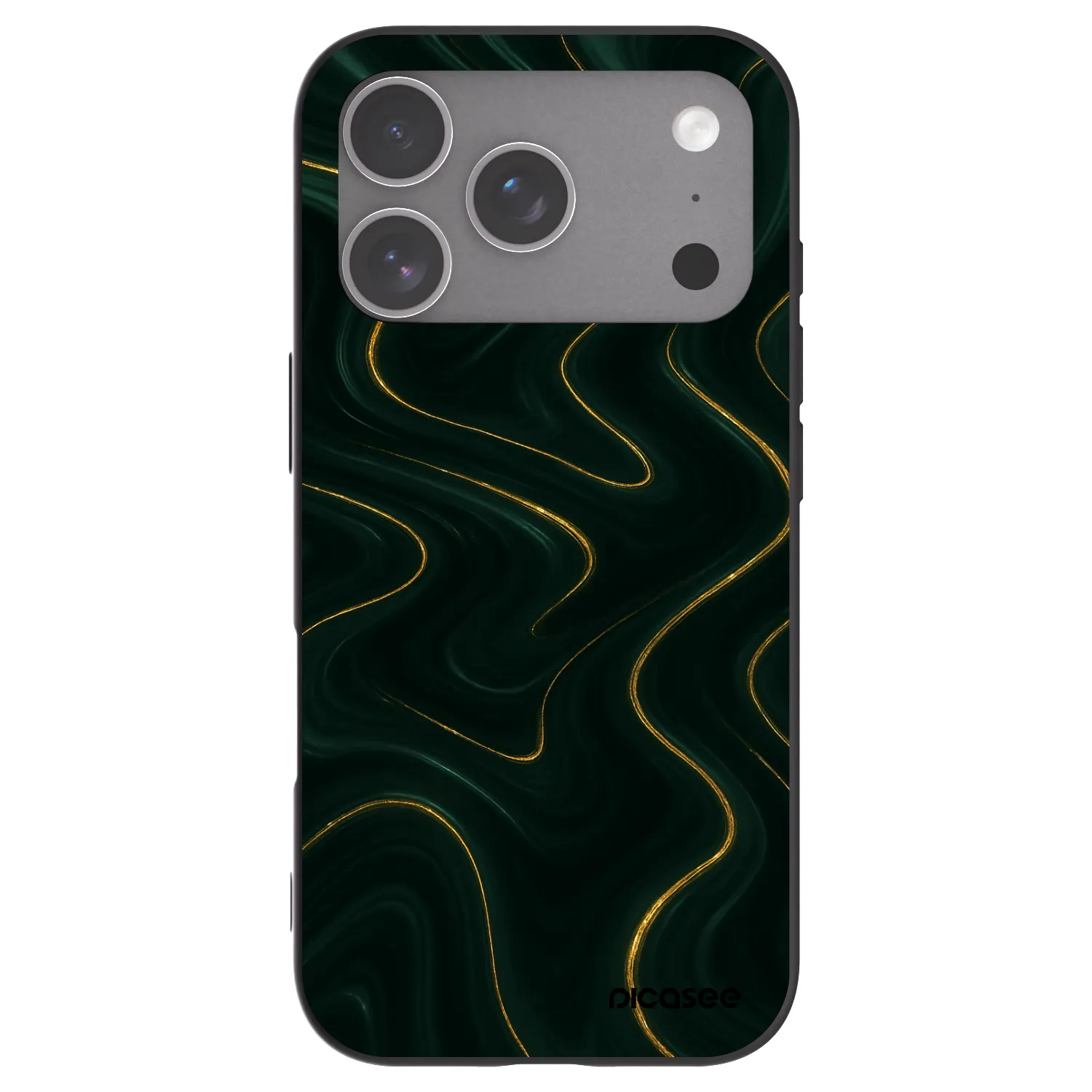Picasee fekete szilikon tok az alábbi mobiltelefonokra Apple iPhone 18 Pro - Vawes