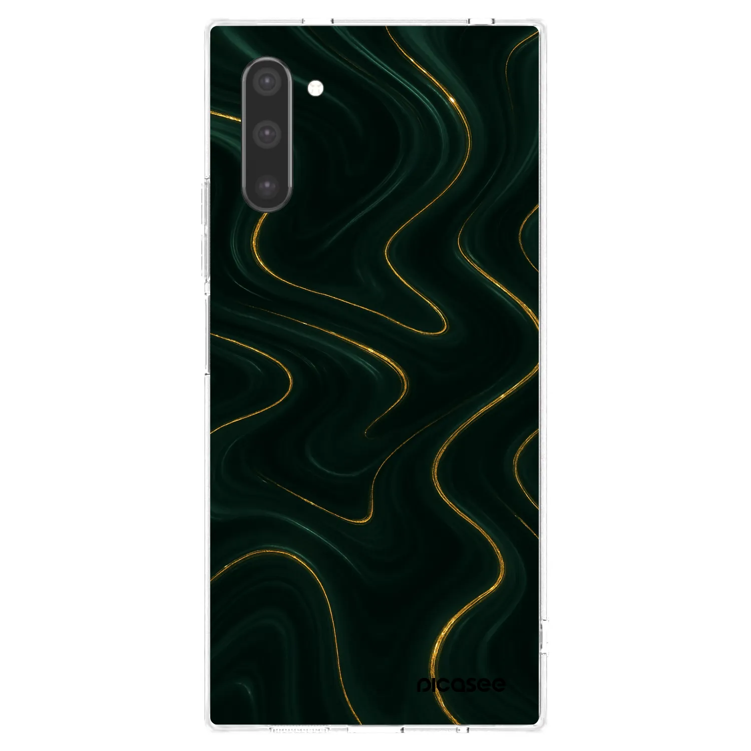 Picasee átlátszó szilikon tok az alábbi mobiltelefonokra Samsung Galaxy Note 10 N970F - Vawes