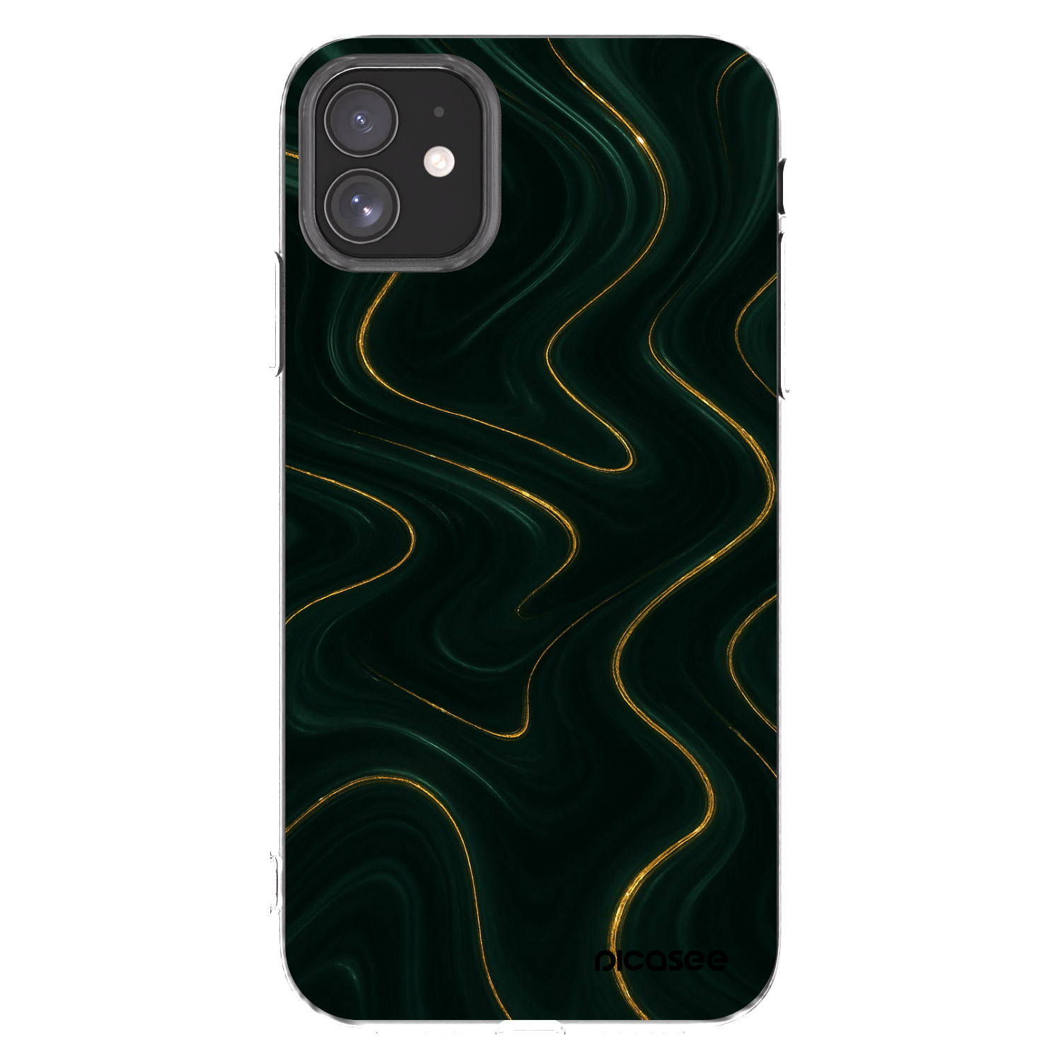 Picasee átlátszó szilikon tok az alábbi mobiltelefonokra Apple iPhone 11 - Vawes