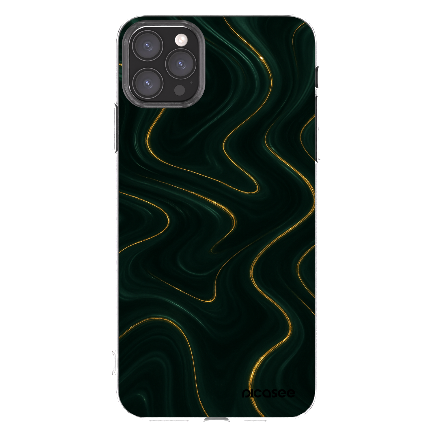 Picasee átlátszó szilikon tok az alábbi mobiltelefonokra Apple iPhone 11 Pro Max - Vawes