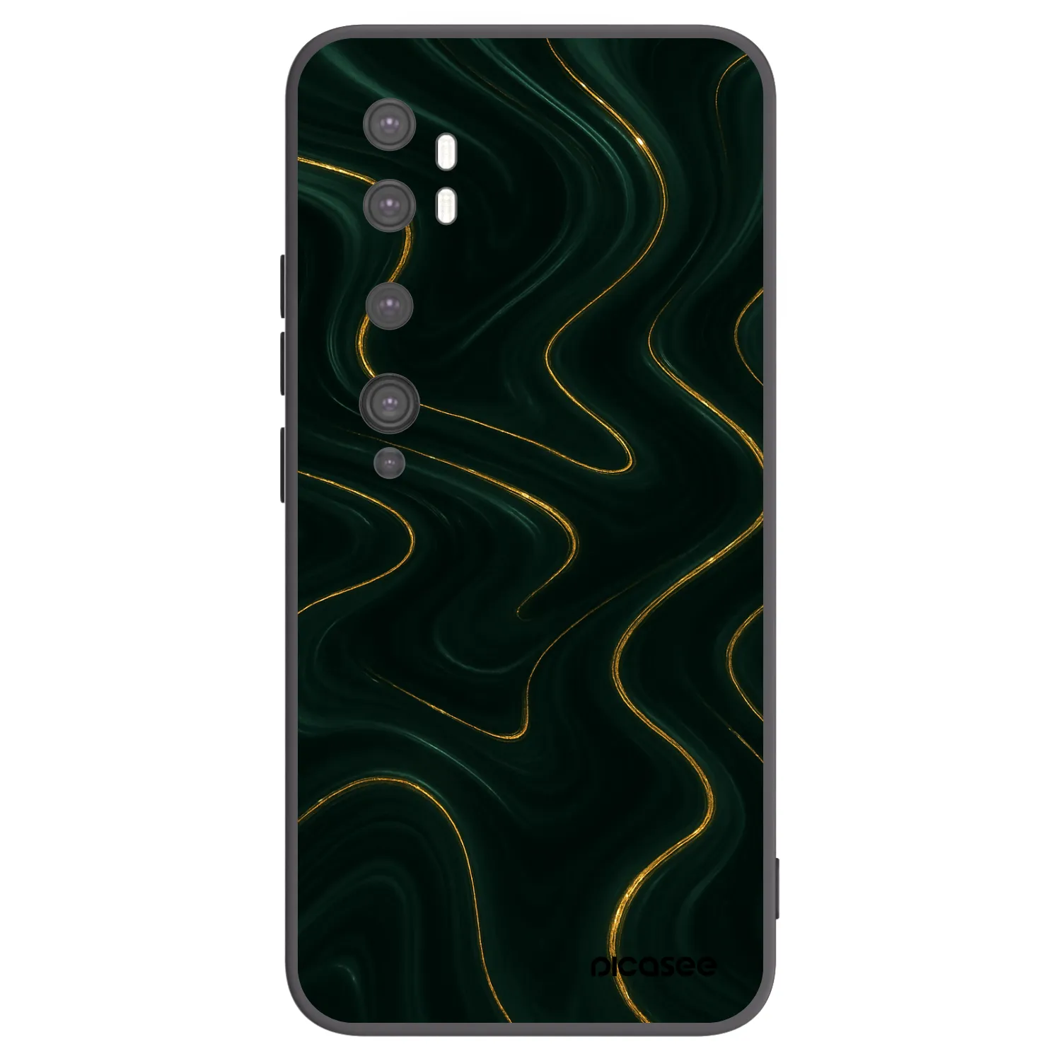 Picasee fekete szilikon tok az alábbi mobiltelefonokra Xiaomi Mi Note 10 (Pro) - Vawes