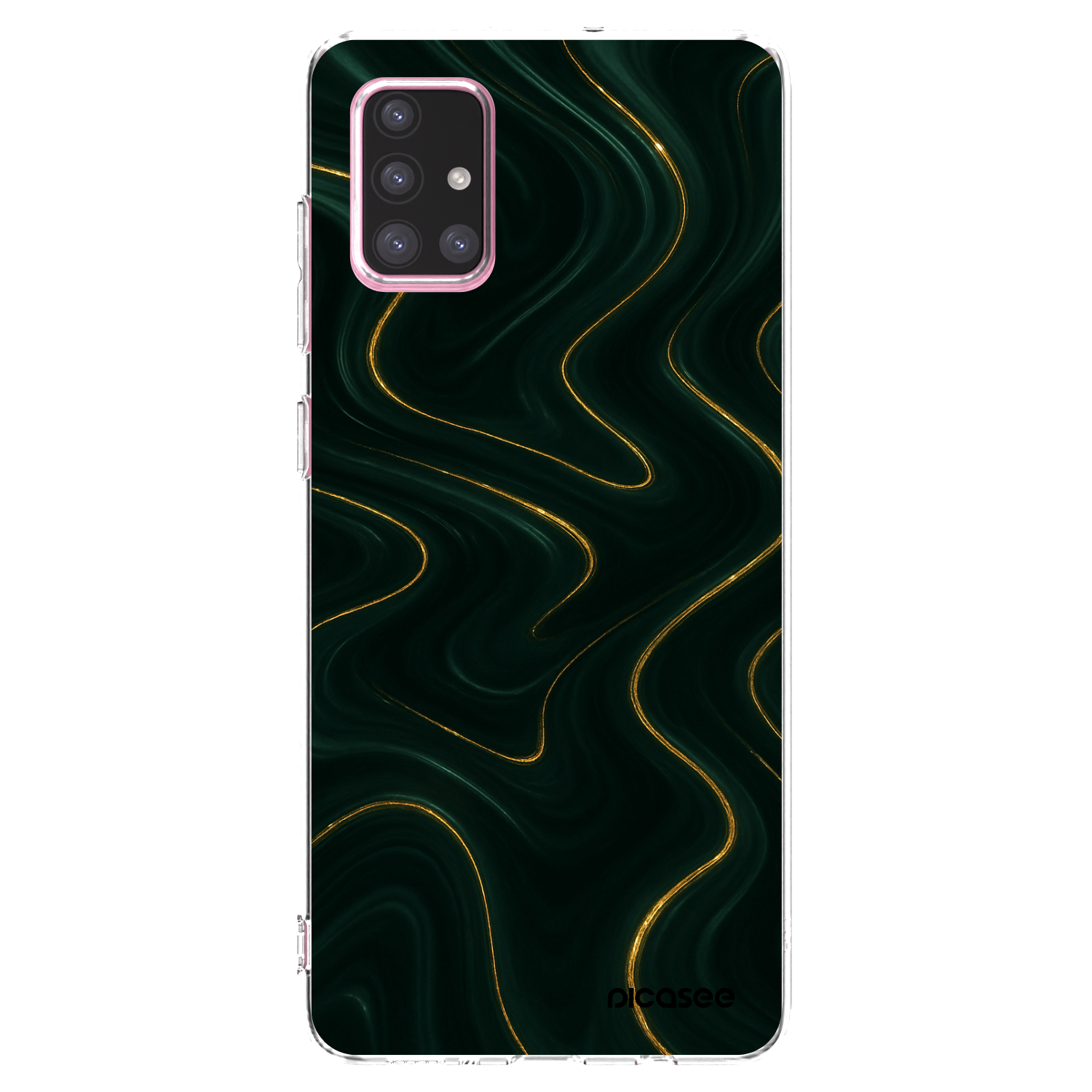 Picasee átlátszó szilikon tok az alábbi mobiltelefonokra Samsung Galaxy A71 A715F - Vawes