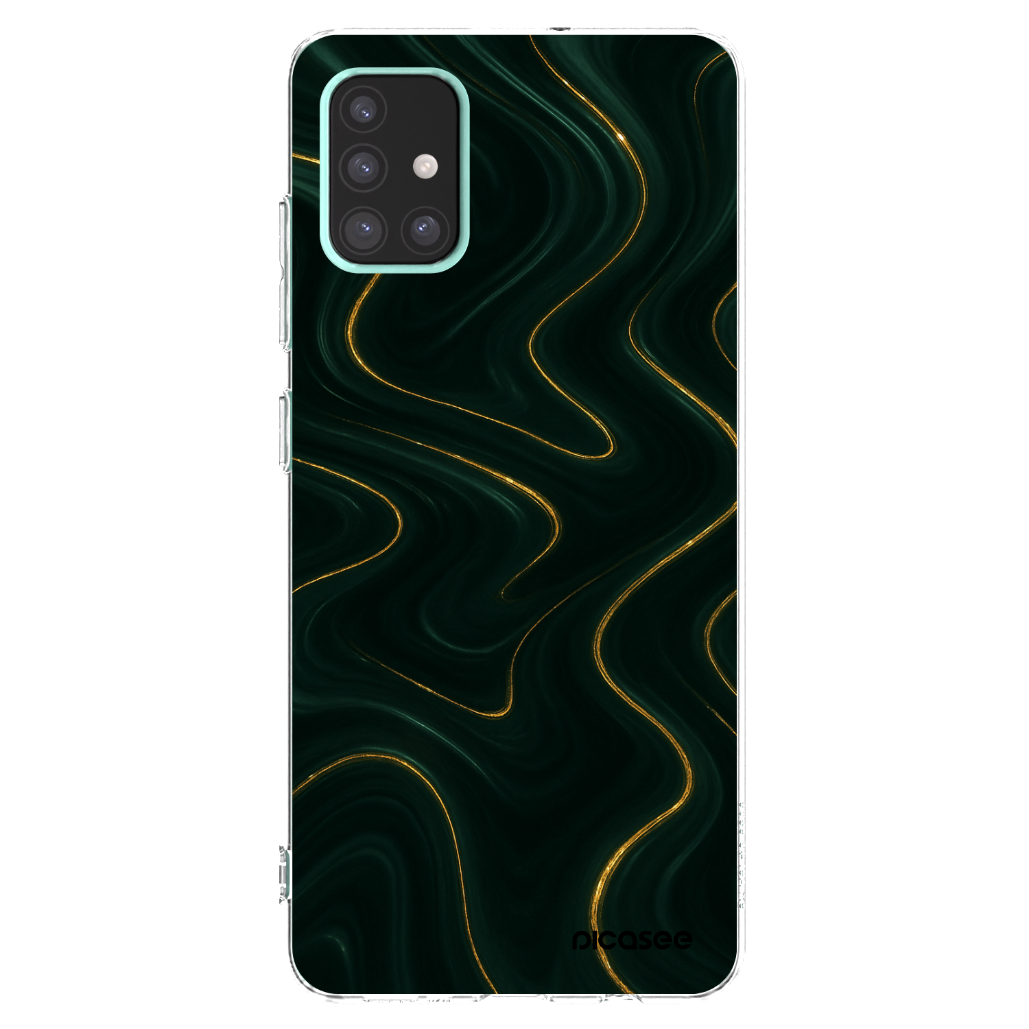 Picasee átlátszó szilikon tok az alábbi mobiltelefonokra Samsung Galaxy A51 A515F - Vawes