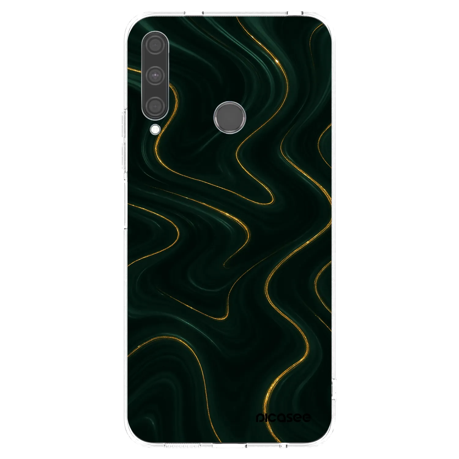 Picasee átlátszó szilikon tok az alábbi mobiltelefonokra Huawei P40 Lite E - Vawes