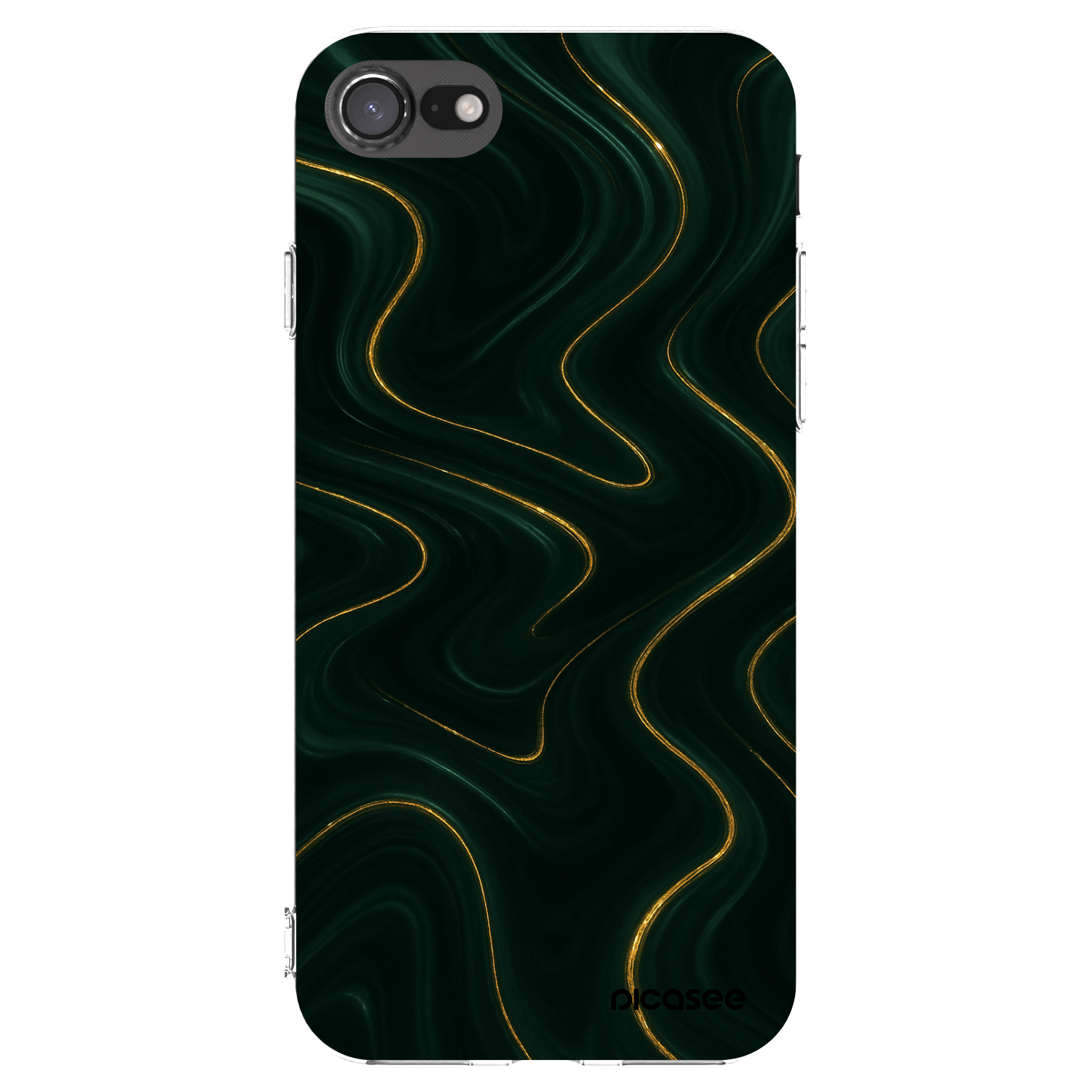 Picasee átlátszó szilikon tok az alábbi mobiltelefonokra Apple iPhone SE 2020 - Vawes