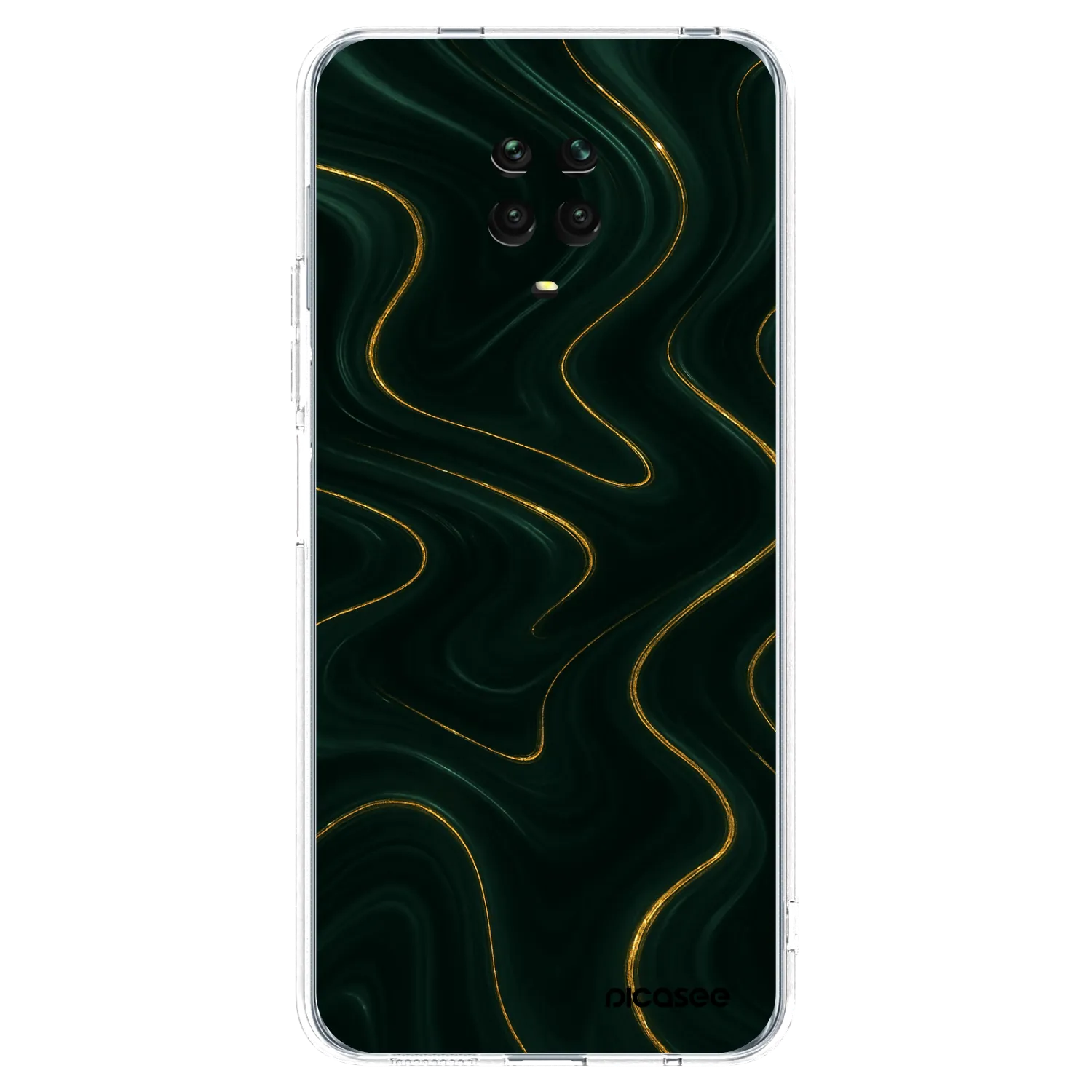 Picasee átlátszó szilikon tok az alábbi mobiltelefonokra Xiaomi Redmi Note 9 Pro - Vawes