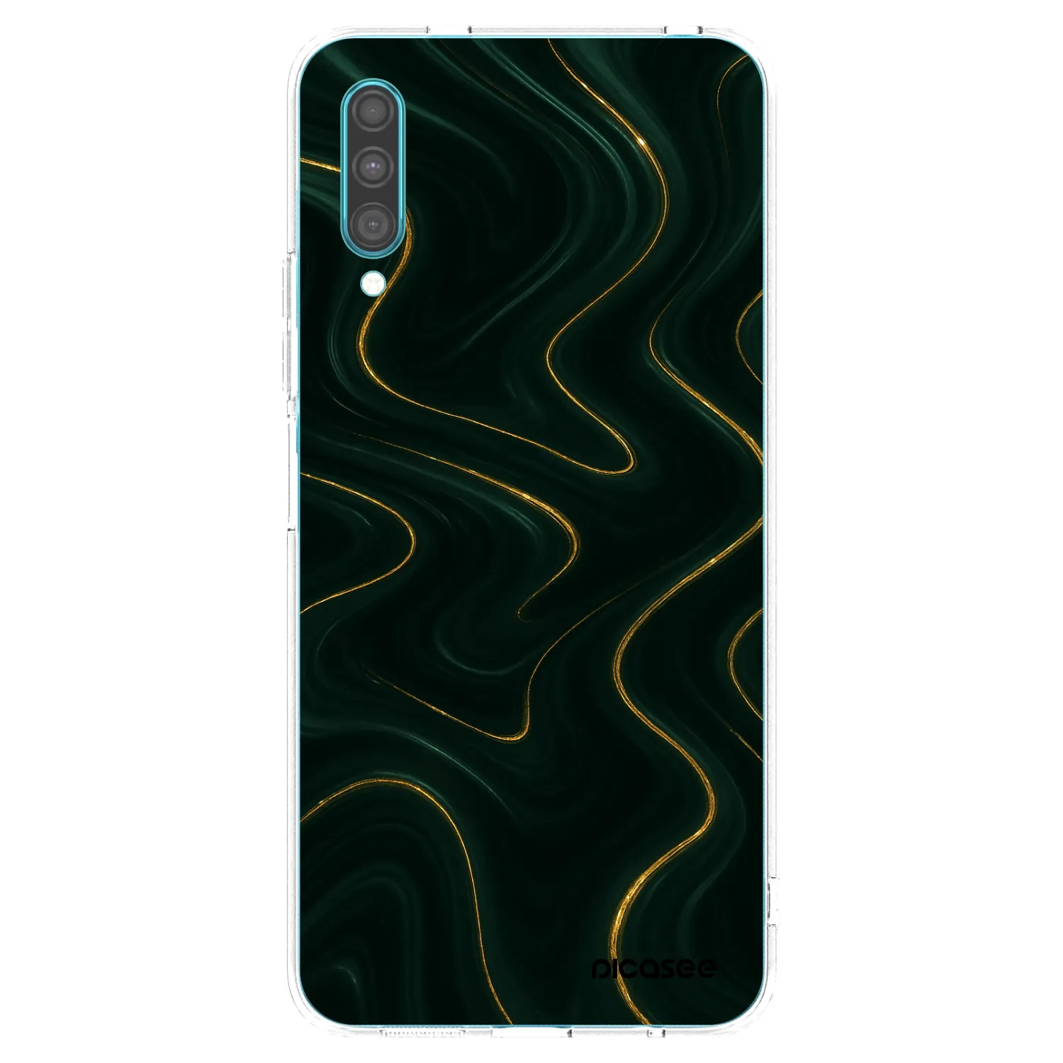 Picasee átlátszó szilikon tok az alábbi mobiltelefonokra Samsung Galaxy A30s A307F - Vawes