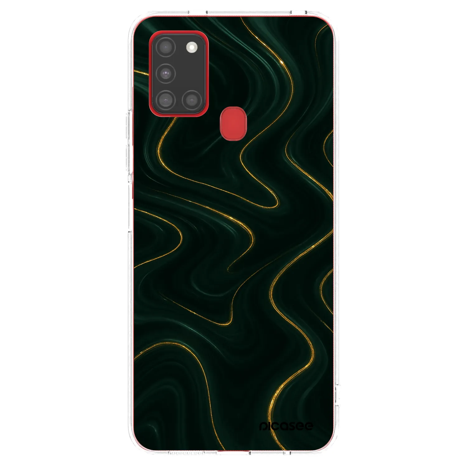 Picasee átlátszó szilikon tok az alábbi mobiltelefonokra Samsung Galaxy A21s - Vawes