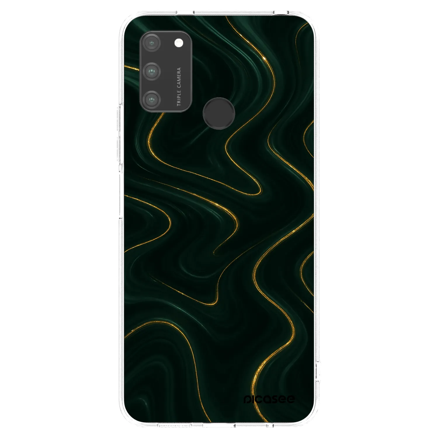 Picasee átlátszó szilikon tok az alábbi mobiltelefonokra Honor 9A - Vawes