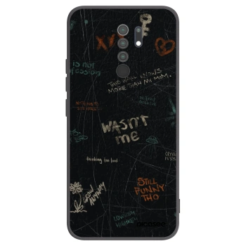 Picasee fekete szilikon tok az alábbi mobiltelefonokra Xiaomi Redmi 9 - CONFESSION