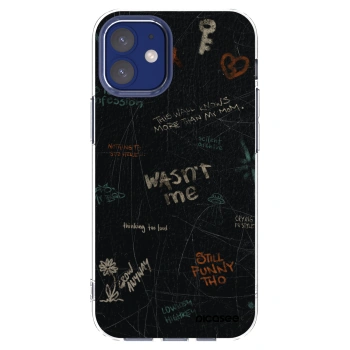 Picasee átlátszó szilikon tok az alábbi mobiltelefonokra Apple iPhone 12 mini - CONFESSION