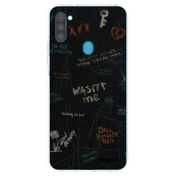 Picasee átlátszó szilikon tok az alábbi mobiltelefonokra Samsung Galaxy M11 - CONFESSION