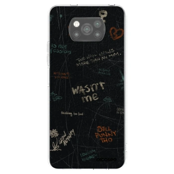 Picasee fekete szilikon tok az alábbi mobiltelefonokra Xiaomi Poco X3 Pro - CONFESSION