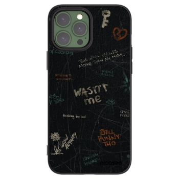 Picasee fekete szilikon tok az alábbi mobiltelefonokra Apple iPhone 13 Pro Max - CONFESSION