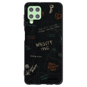 Picasee fekete szilikon tok az alábbi mobiltelefonokra Samsung Galaxy A22 A225F 4G - CONFESSION