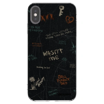 Picasee átlátszó szilikon tok az alábbi mobiltelefonokra Apple iPhone XS Max - CONFESSION