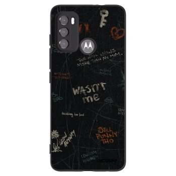 Picasee fekete szilikon tok az alábbi mobiltelefonokra Motorola Moto G60 - CONFESSION