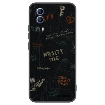 Picasee fekete szilikon tok az alábbi mobiltelefonokra Vivo Y52 5G - CONFESSION