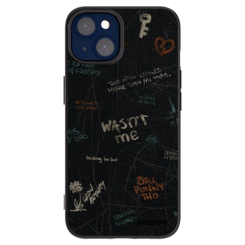 Picasee fekete szilikon tok az alábbi mobiltelefonokra Apple iPhone 14 - CONFESSION