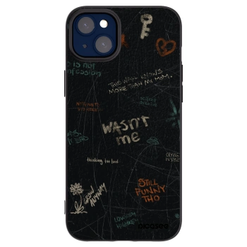 Picasee fekete szilikon tok az alábbi mobiltelefonokra Apple iPhone 14 Plus - CONFESSION