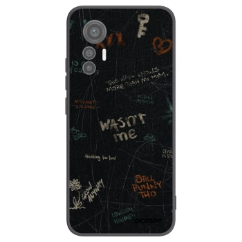 Picasee fekete szilikon tok az alábbi mobiltelefonokra Xiaomi 12 Lite - CONFESSION