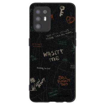 Picasee fekete szilikon tok az alábbi mobiltelefonokra OPPO A94 5G - CONFESSION