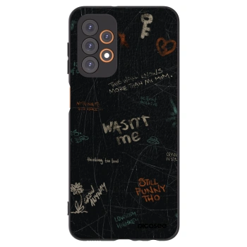 Picasee fekete szilikon tok az alábbi mobiltelefonokra Samsung Galaxy A23 A235F 4G - CONFESSION