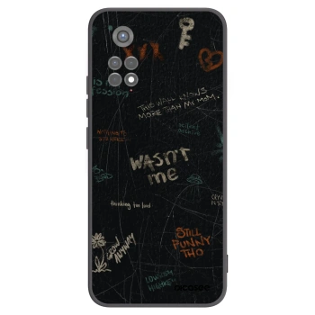 Picasee fekete szilikon tok az alábbi mobiltelefonokra Xiaomi Redmi Note 11S 5G - CONFESSION
