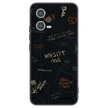 Picasee fekete szilikon tok az alábbi mobiltelefonokra Xiaomi Redmi Note 12 5G - CONFESSION