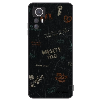 Picasee fekete szilikon tok az alábbi mobiltelefonokra Xiaomi Redmi Note 12S - CONFESSION