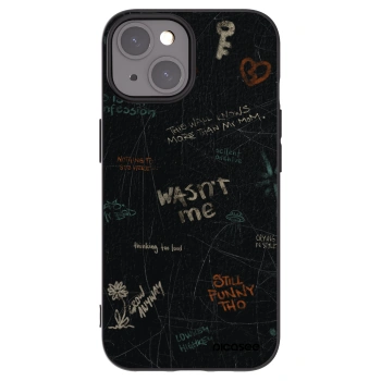 Picasee fekete szilikon tok az alábbi mobiltelefonokra Apple iPhone 15 - CONFESSION