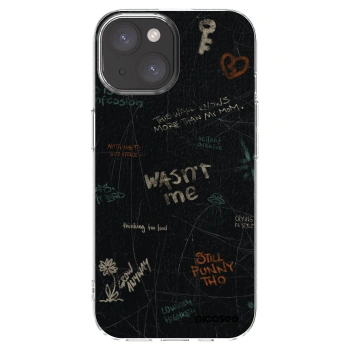 Picasee átlátszó szilikon tok az alábbi mobiltelefonokra Apple iPhone 15 - CONFESSION