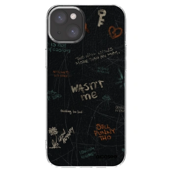 Picasee átlátszó szilikon tok az alábbi mobiltelefonokra Apple iPhone 15 Plus - CONFESSION