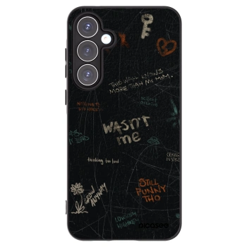 Picasee fekete szilikon tok az alábbi mobiltelefonokra Samsung Galaxy A55 5G A556B - CONFESSION