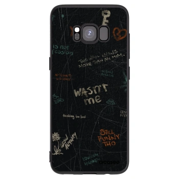 Picasee fekete szilikon tok az alábbi mobiltelefonokra Samsung Galaxy S8 G950F - CONFESSION