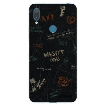 Picasee átlátszó szilikon tok az alábbi mobiltelefonokra Huawei Y7 2019 - CONFESSION