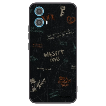 Picasee fekete szilikon tok az alábbi mobiltelefonokra Motorola Moto G34 5G - CONFESSION