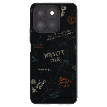 Picasee fekete szilikon tok az alábbi mobiltelefonokra Honor X8c - CONFESSION