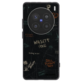 Picasee fekete szilikon tok az alábbi mobiltelefonokra Vivo X200 Pro - CONFESSION