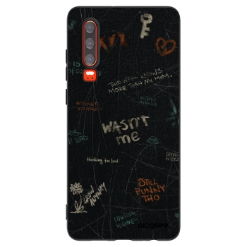 Picasee fekete szilikon tok az alábbi mobiltelefonokra Huawei P30 - CONFESSION