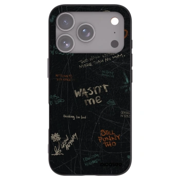 Picasee fekete szilikon tok az alábbi mobiltelefonokra Apple iPhone 17 Pro - CONFESSION