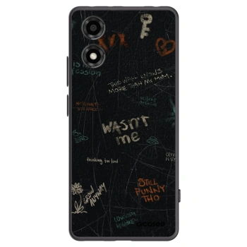 Picasee fekete szilikon tok az alábbi mobiltelefonokra Motorola Moto E14 - CONFESSION